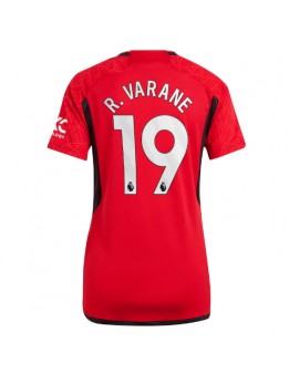 Manchester United Raphael Varane #19 Replika Hemmakläder Dam 2023-24 Kortärmad